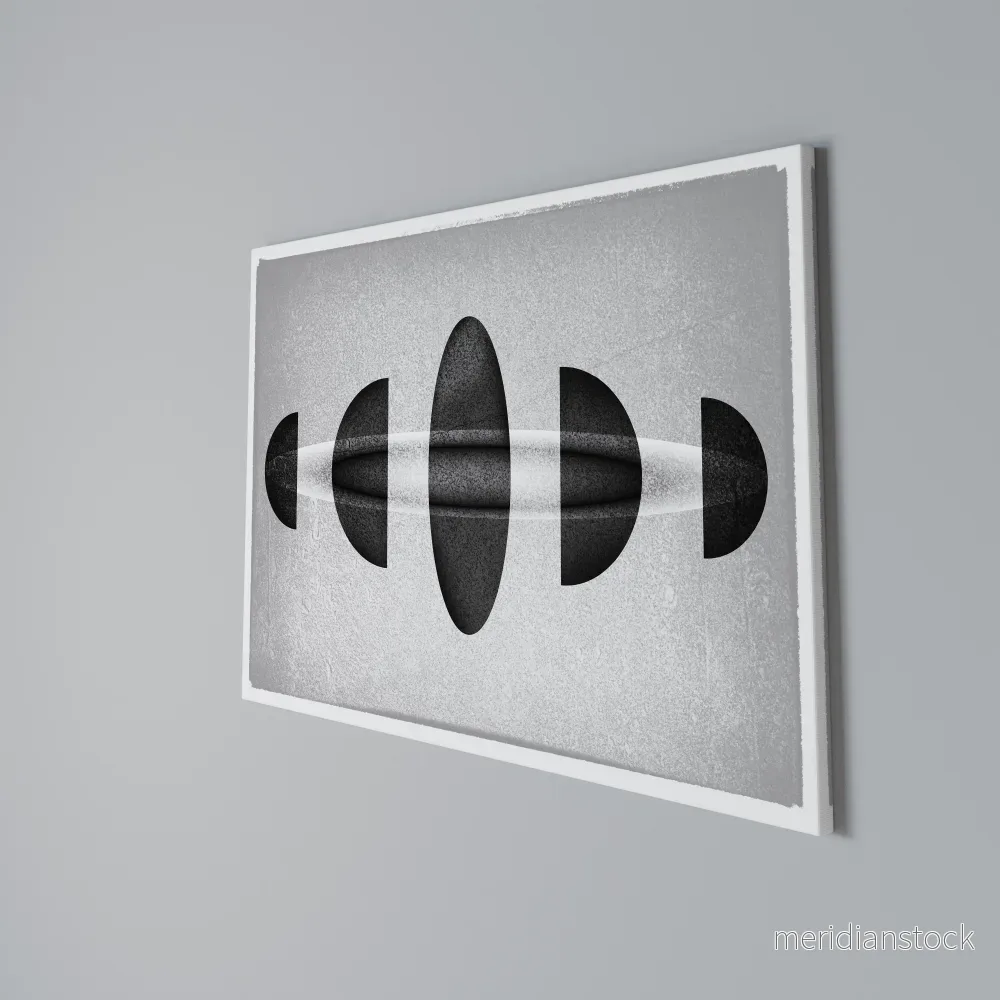 OBSIDIAN ODYSSEY Horizontal Canvas Print - Bild 3