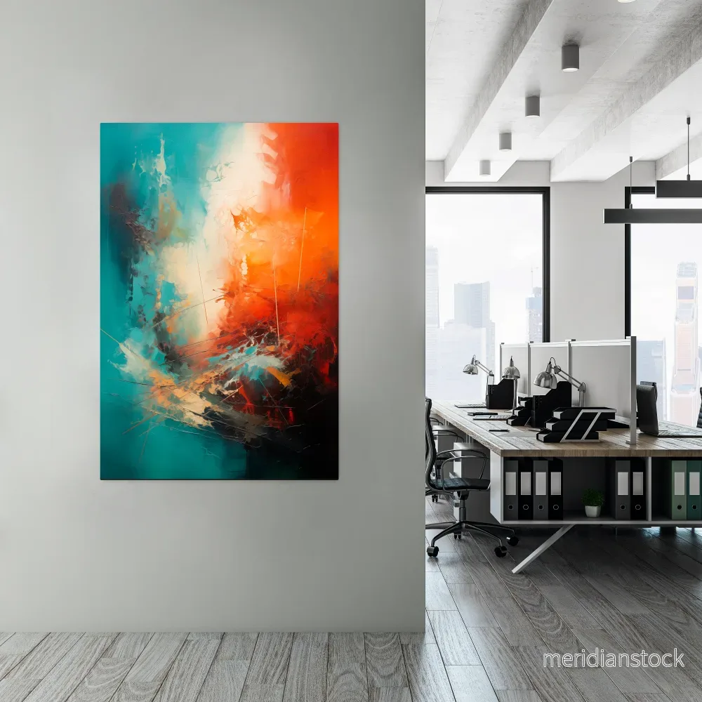 FIERY FUSION Vertical Canvas Print FIERY FUSION Vertical Canvas Print