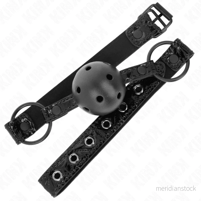 KINK - DIAMOND PATTERN BALL 4.5 CM GAG MODEL 3 64.5 CM ADJUSTABLE 42-60 CM - Bild 2