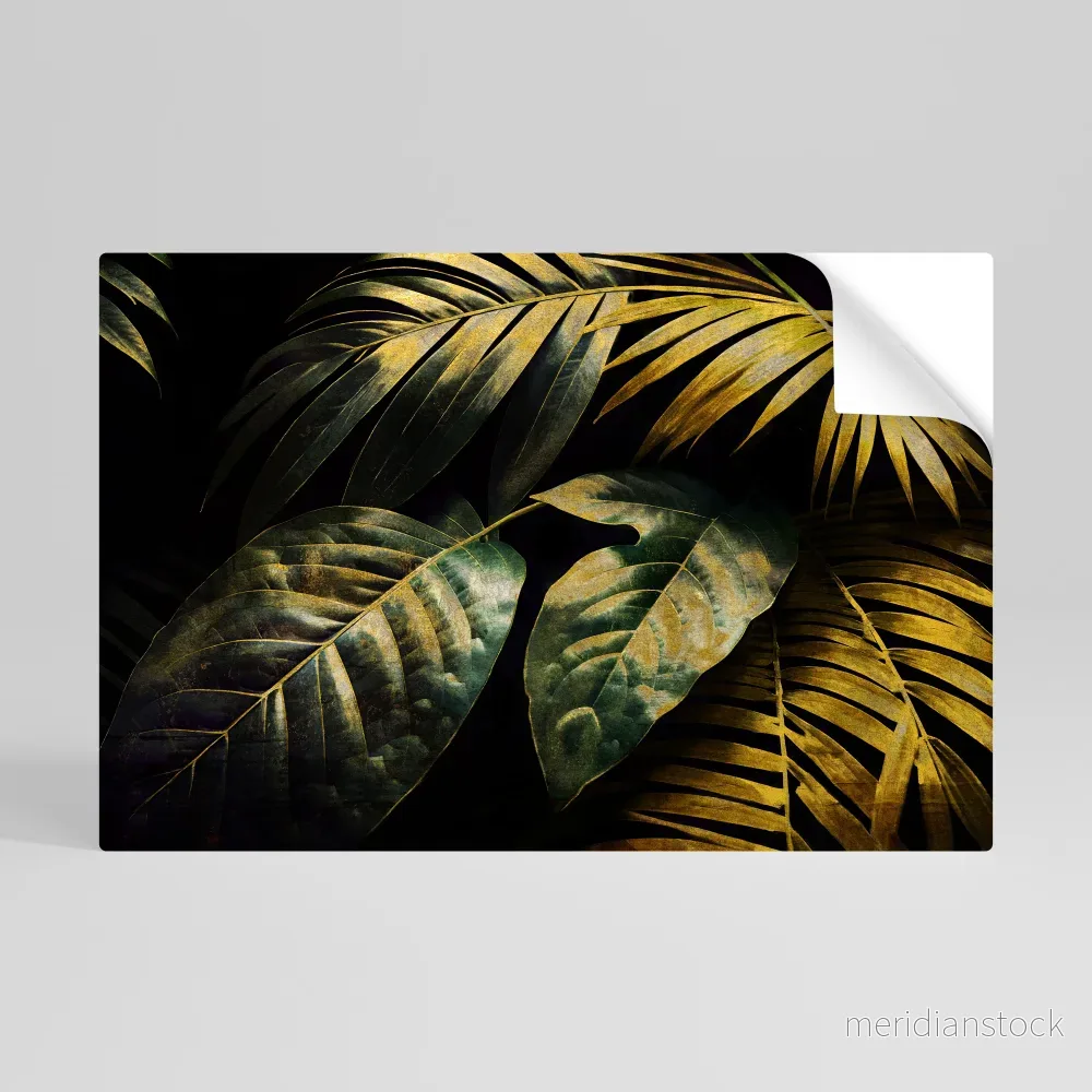 ENIGMATIC FOLIAGE TWILIGHT Självhäftande Horisontell Poster - Bild 2