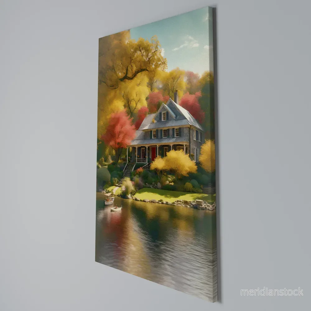 ENCHANTED AUTUMN REFUGE Vertical Canvas Print - Bild 3
