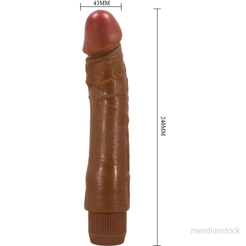 BAILE - DYBBUK REALISTIC VIBRATOR 24 CM MULATTO - Bild 2