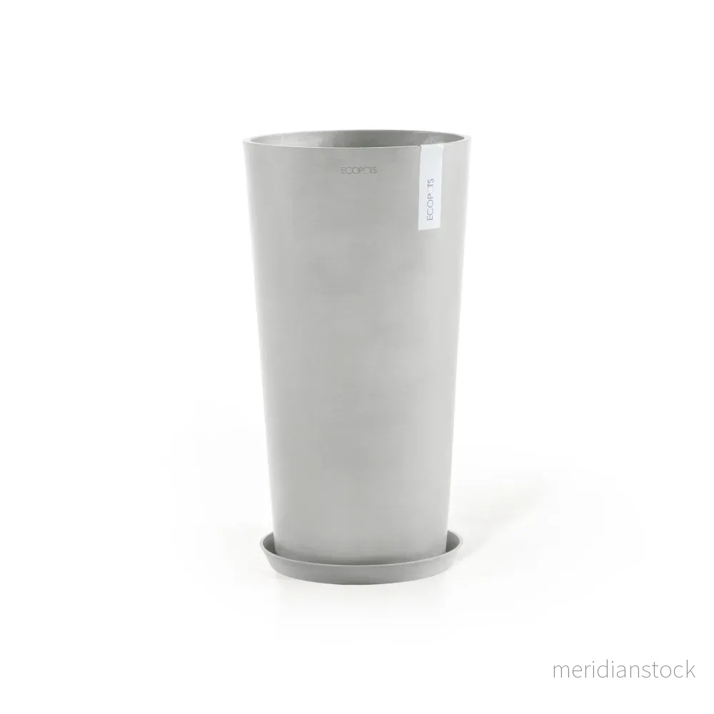 Kruka Amsterdam medelhög 66 cm vitgrå - Bild 3