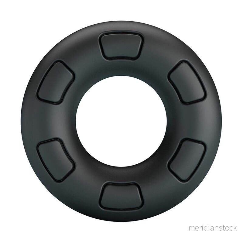 CRAZY BULL - BERTRAM SUPER SOFT SILICONE COCK RING BLACK - Bild 2