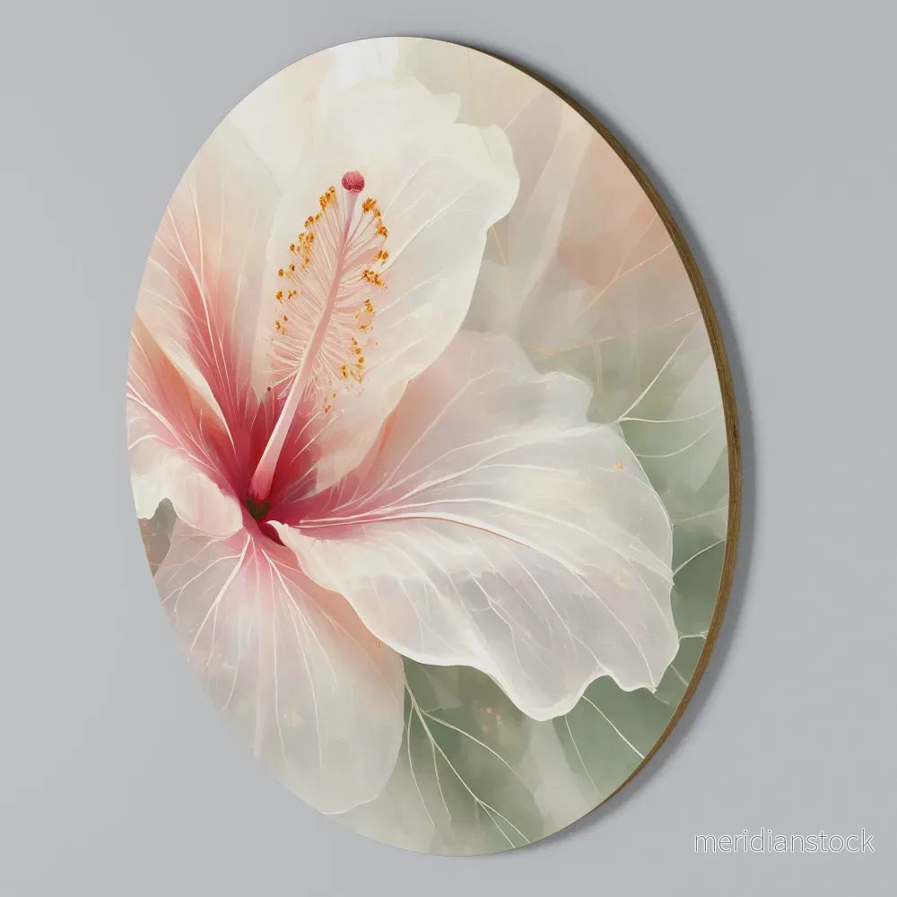 GOSSAMER FLORAL DREAM Rund väggdekor GOSSAMER FLORAL DREAM Rund väggdekor