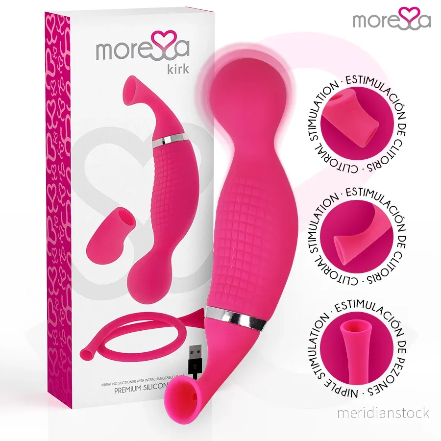 MORESSA - KIRK DUO STIMULATING WAVES + RECHARGEABLE PREMIUM SILICONE MULTI-FUNCTION MASSAGER - Bild 3
