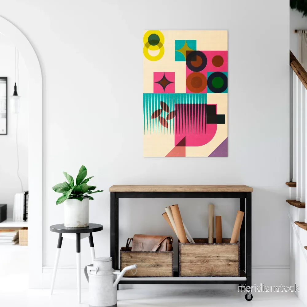 FORM VARIETY Vertical Canvas Print - Bild 2