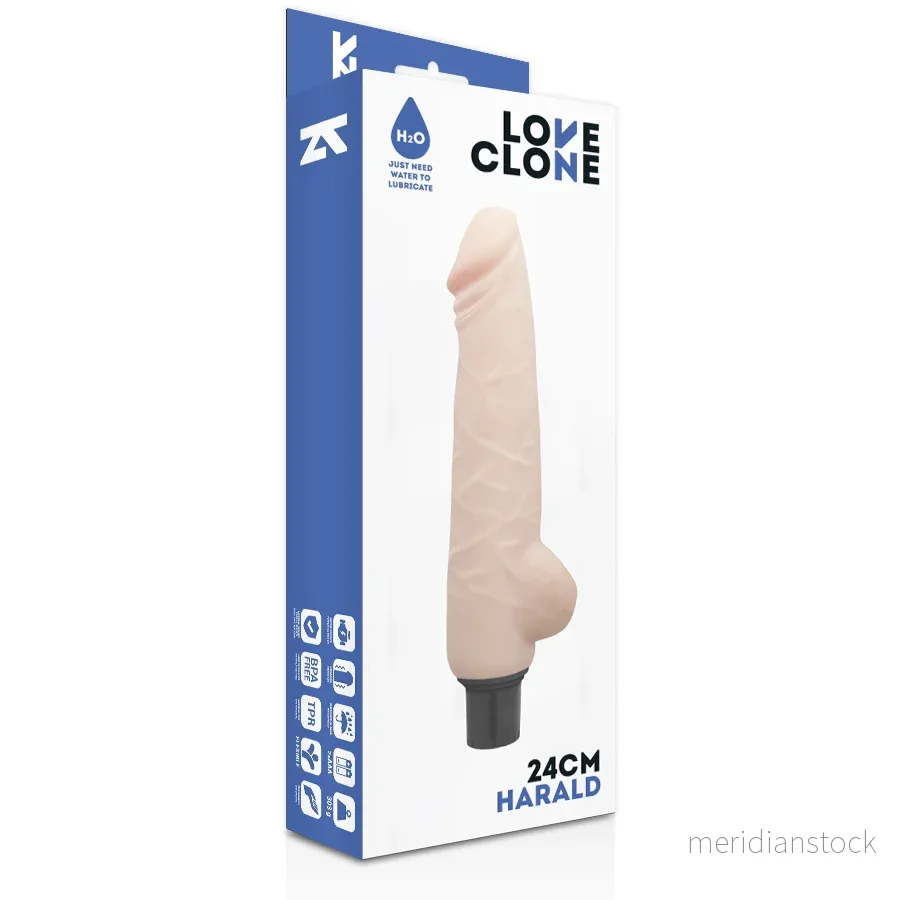 LOVECLONE - HARALD SELF LUBRICATION VIBRATOR 24 CM -O- 4 CM - Bild 2