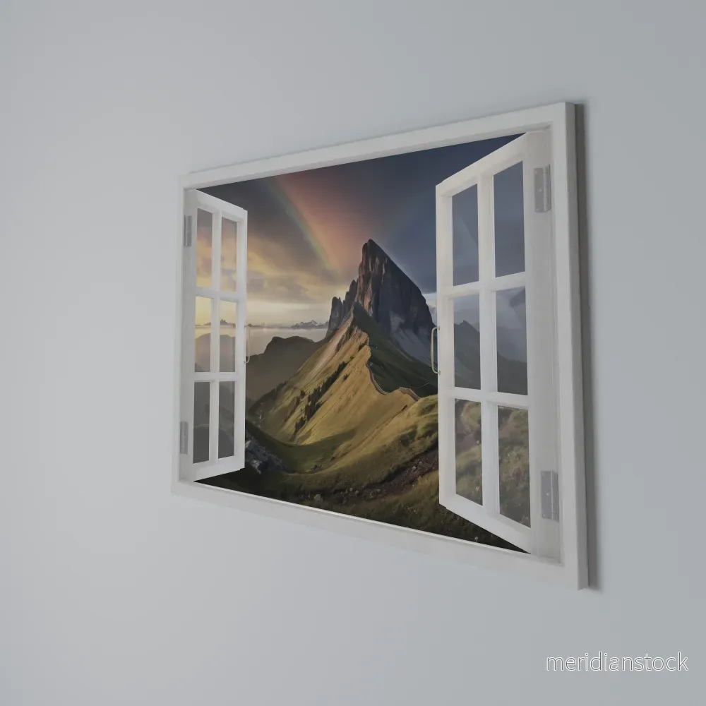 RAINBOW ESCAPE Horizontal Canvas Print - Bild 3