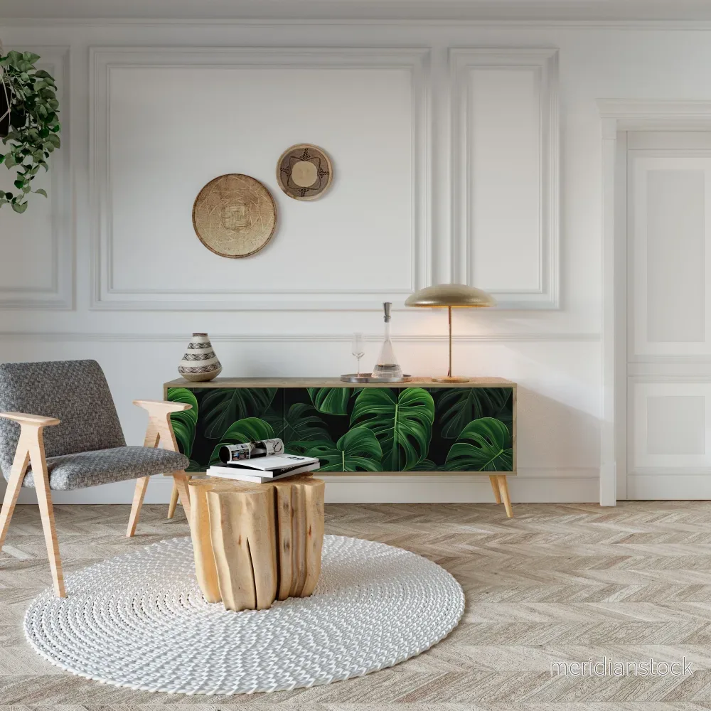 INFINITE MONSTERA TV-bänk med 3 dörrar - Bild 3