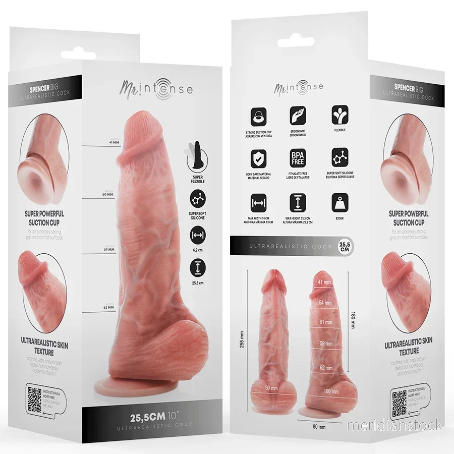 MR INTENSE - BIG PENIS SPENCER SILICONE DILDO 25.5 CM -Ø- 6.2 CM - Bild 3