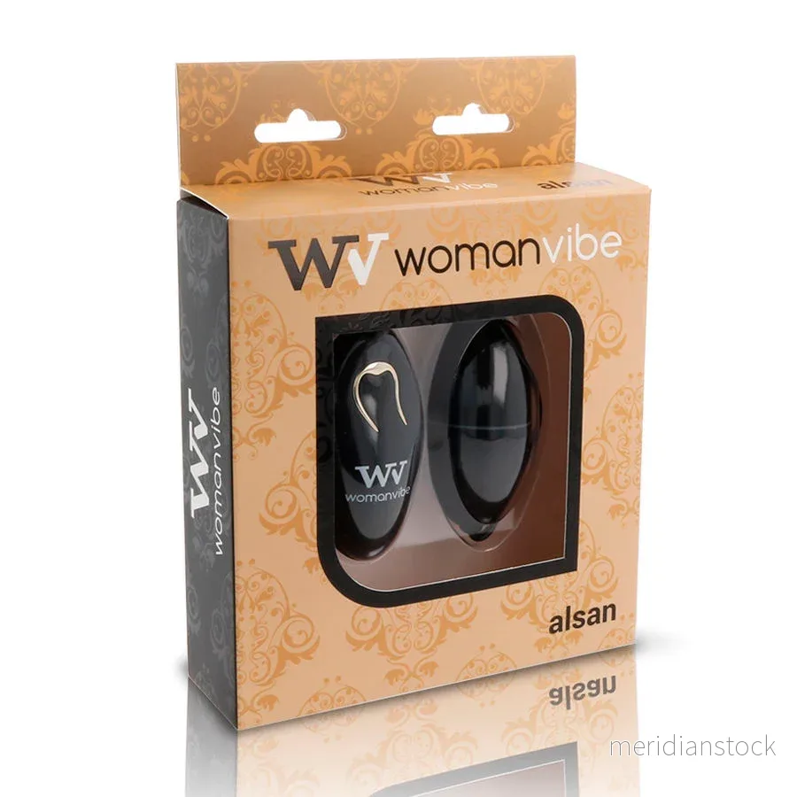 WOMANVIBE - ALSAN EGG REMOTE CONTROL BLACK SILICONE BLACK - Bild 2