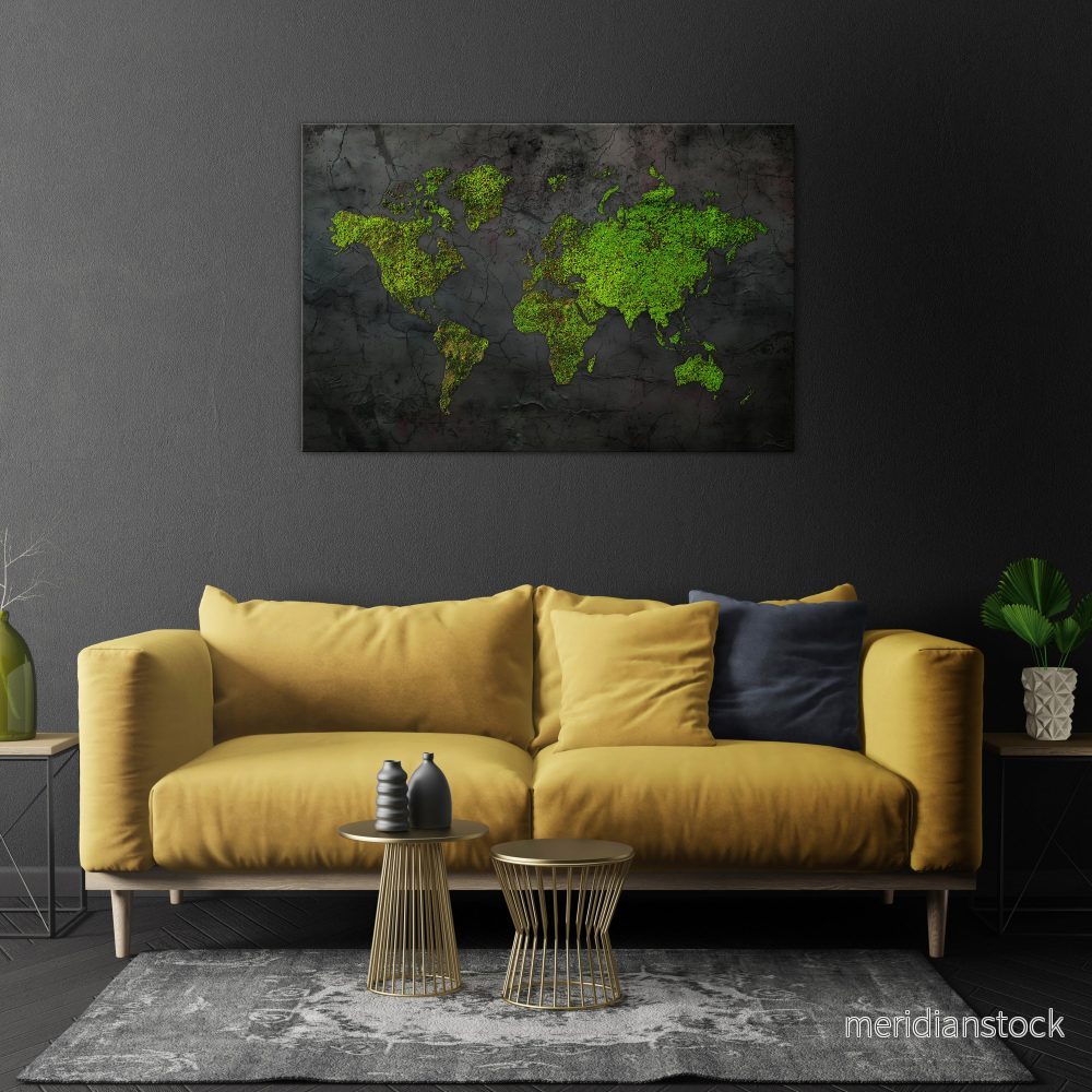 GREENER LANDS EMBRACED Horizontal Canvas Print
