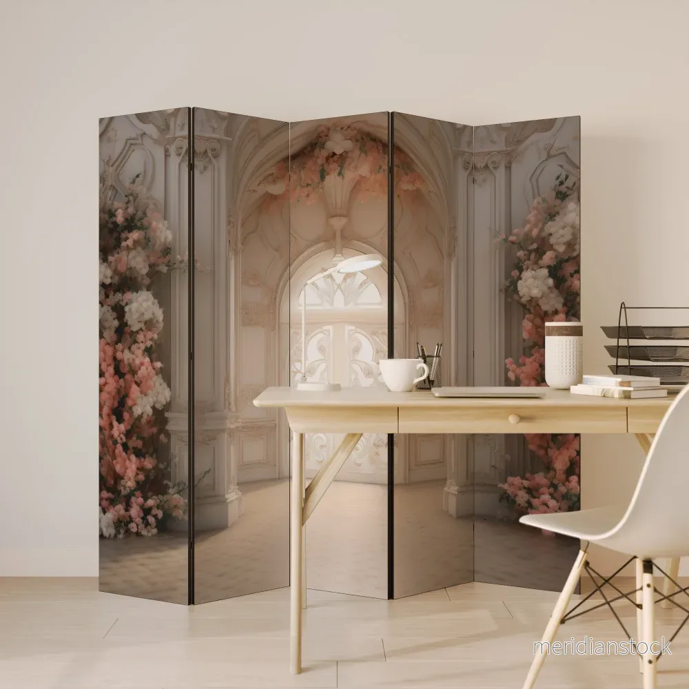 VIVID DREAMSCAPE DOORS Dekorativ rumsavdelare – 5 paneler - Bild 3
