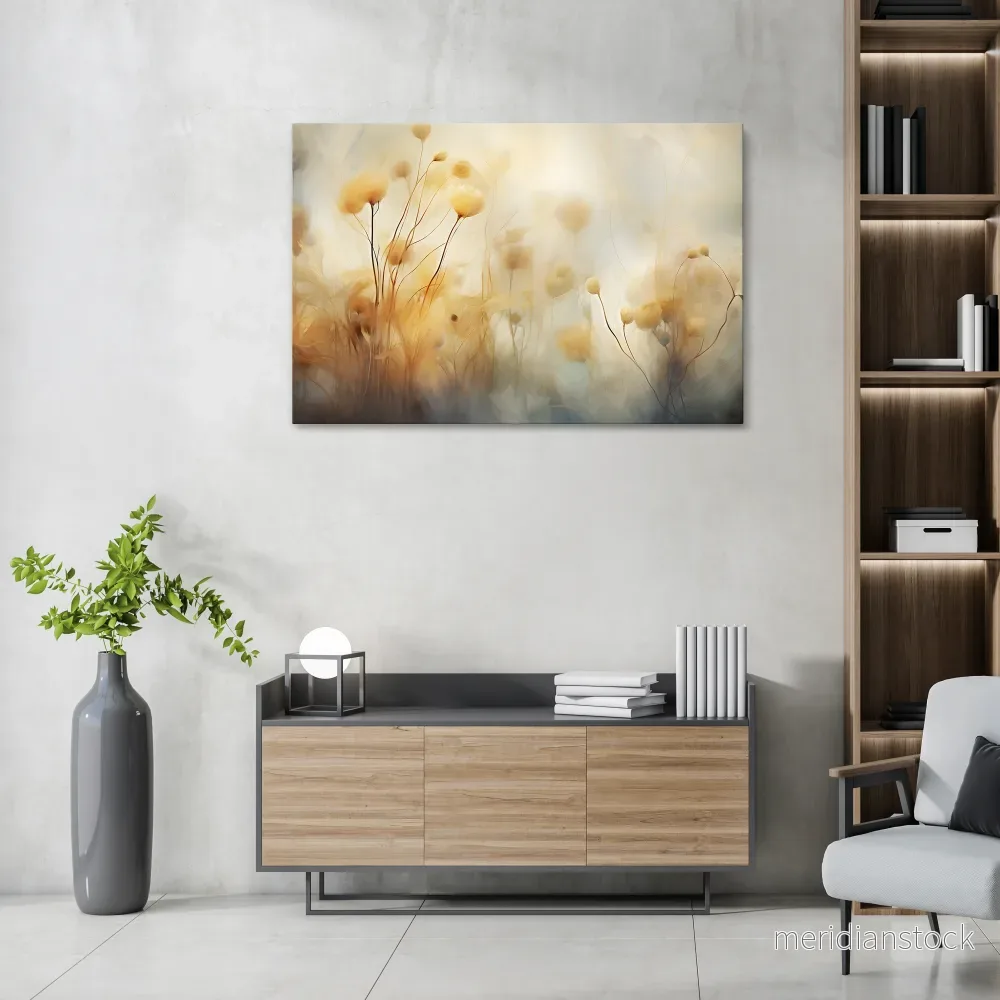 GOLDEN HUE EMBRACE Horizontal Canvas Print - Bild 2