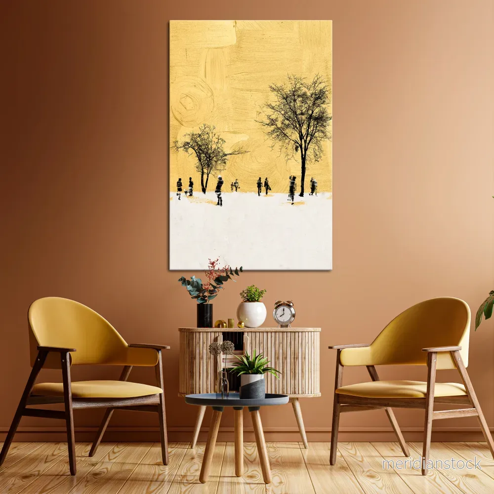 ERASED IN TIME Vertical Canvas Print - Bild 2
