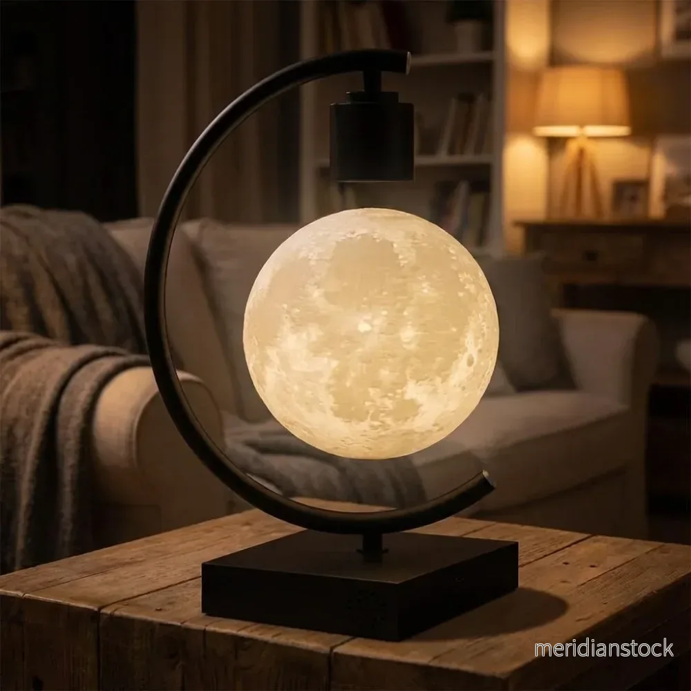 Dekorativ måneformad lampa – Leviora
