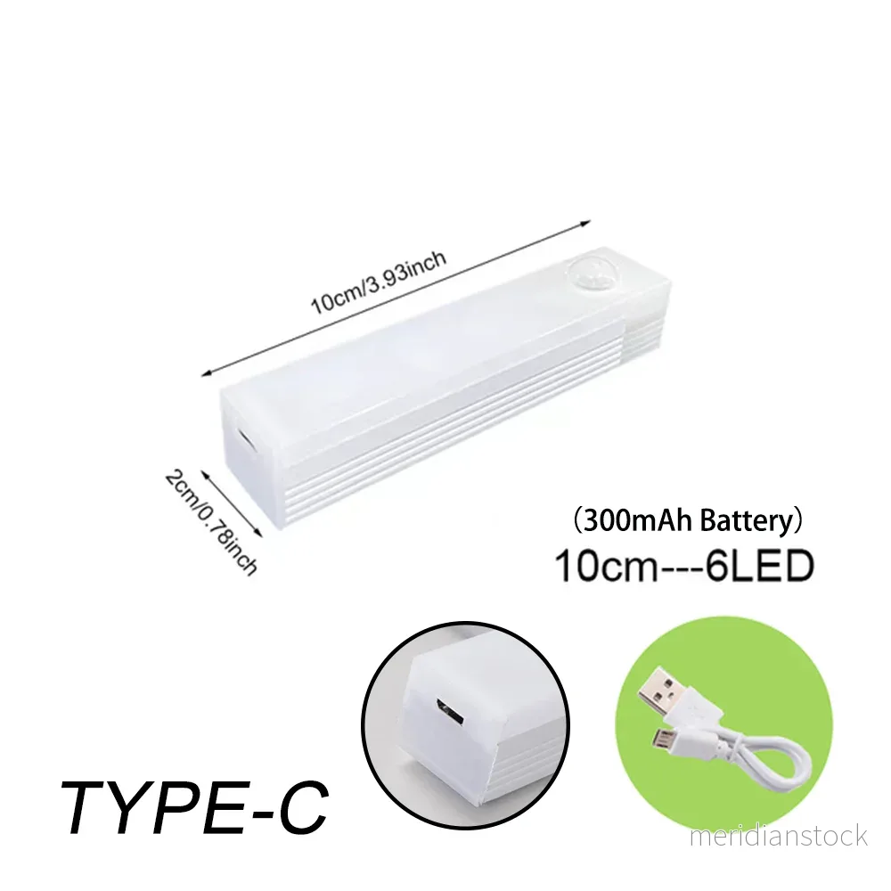 Trådlös LED-nattlampa med rörelsesensor och uppladdningsbart batteri - Bild 2