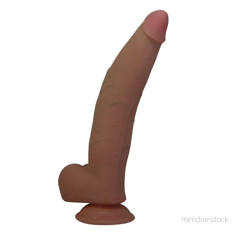 PRETTY LOVE - CUTHBERT REALISTIC FLEXIBLE DILDO 20 CM Ø 5 CM TPE BROWN - Bild 2