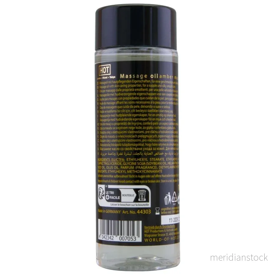 HOT - MASSAGE OIL AMBER & MUSK 100 ML - Bild 2