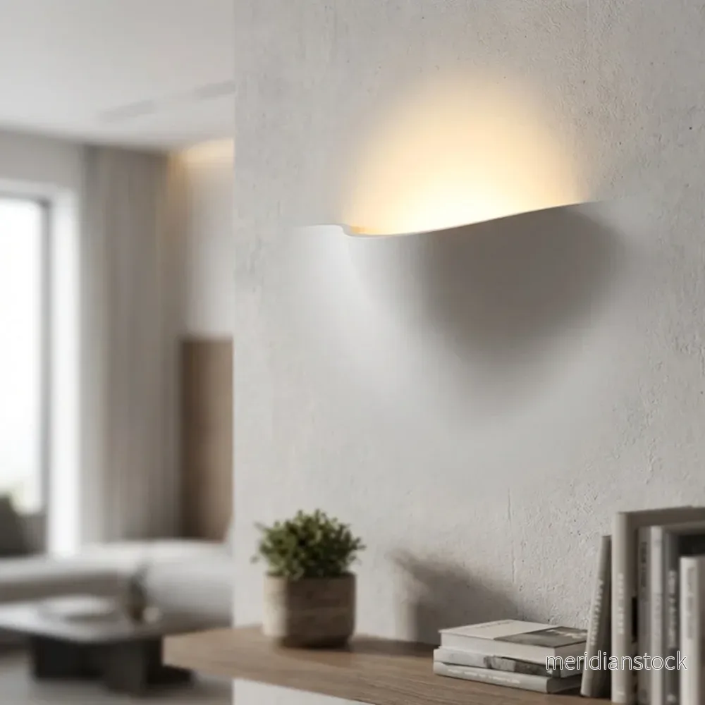 Elegant bågformad vägglampa – HaloFold Elegant bågformad vägglampa – HaloFold
