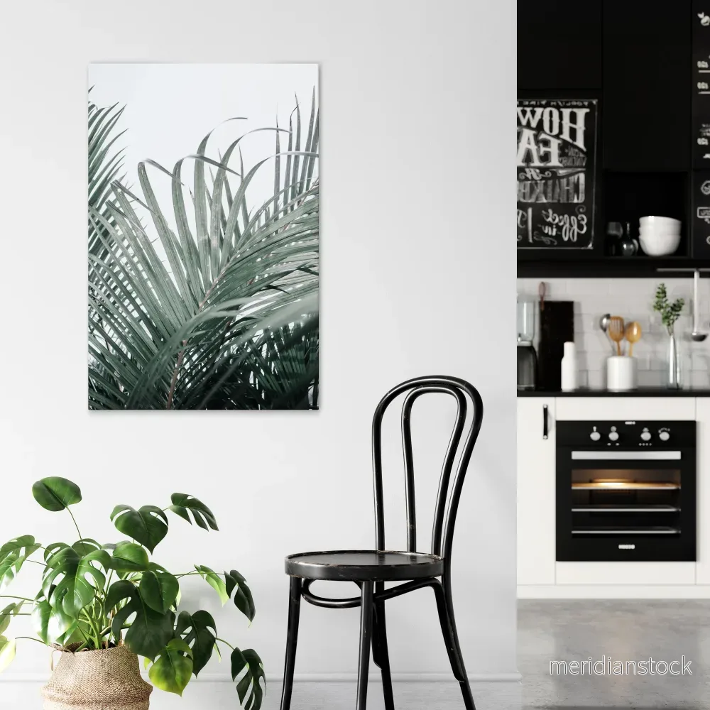 PALM WHISPERS Vertical Canvas Print PALM WHISPERS Vertical Canvas Print