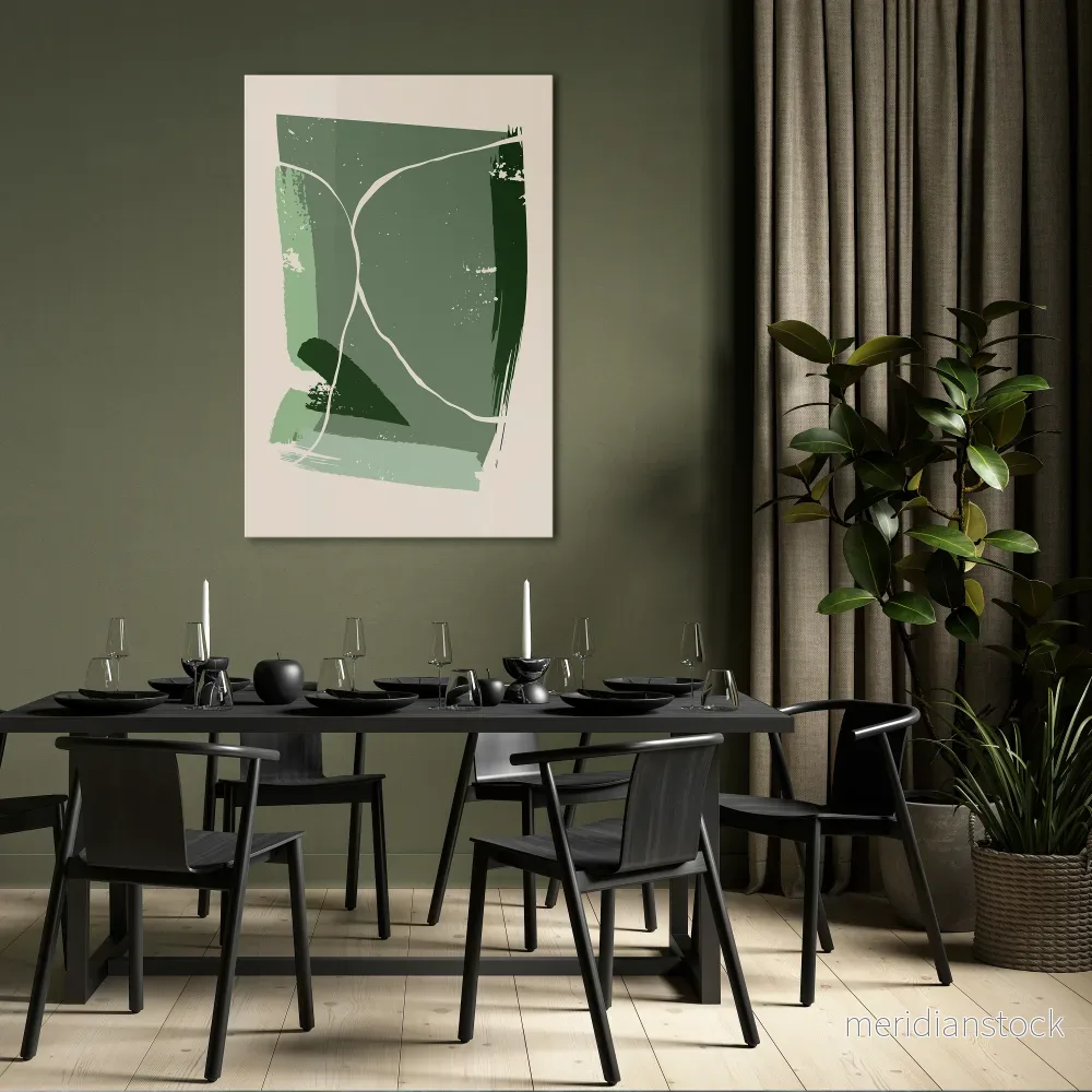VERDANT HEAVEN Vertical Canvas Print
