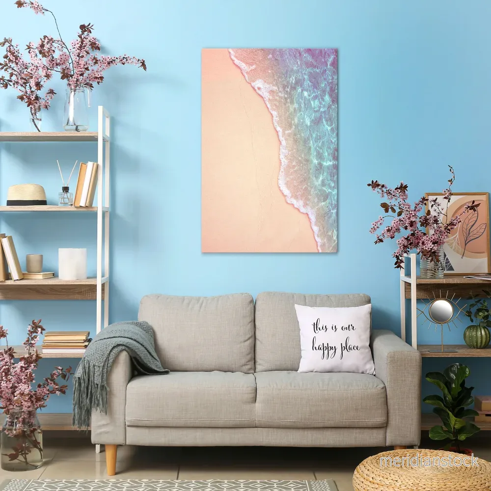 DREAMY SANDSCAPE HUES Vertical Canvas Print - Bild 2