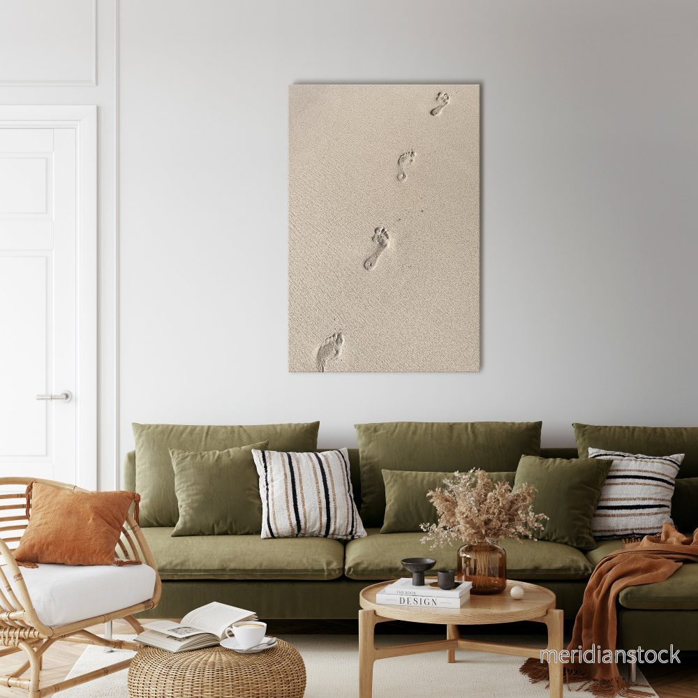 BEACH BOUND PATHWAYS Vertical Canvas Print BEACH BOUND PATHWAYS Vertical Canvas Print