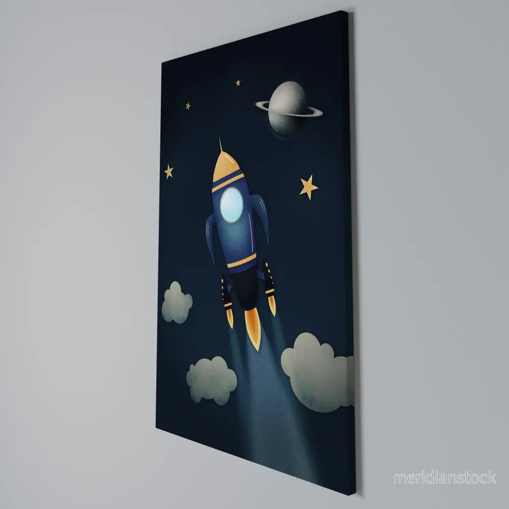 STELLAR SWING Vertical Canvas Print - Bild 3