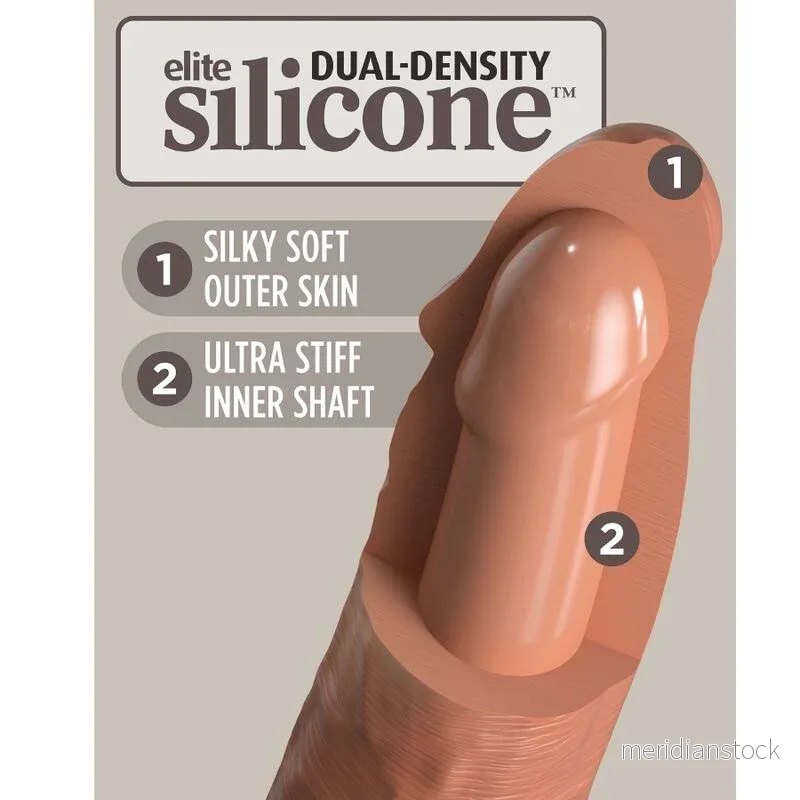 KING COCK - ELITE COMFY ADJUSTABLE HARNESS WITH DILDO 17.8 CM - Bild 2