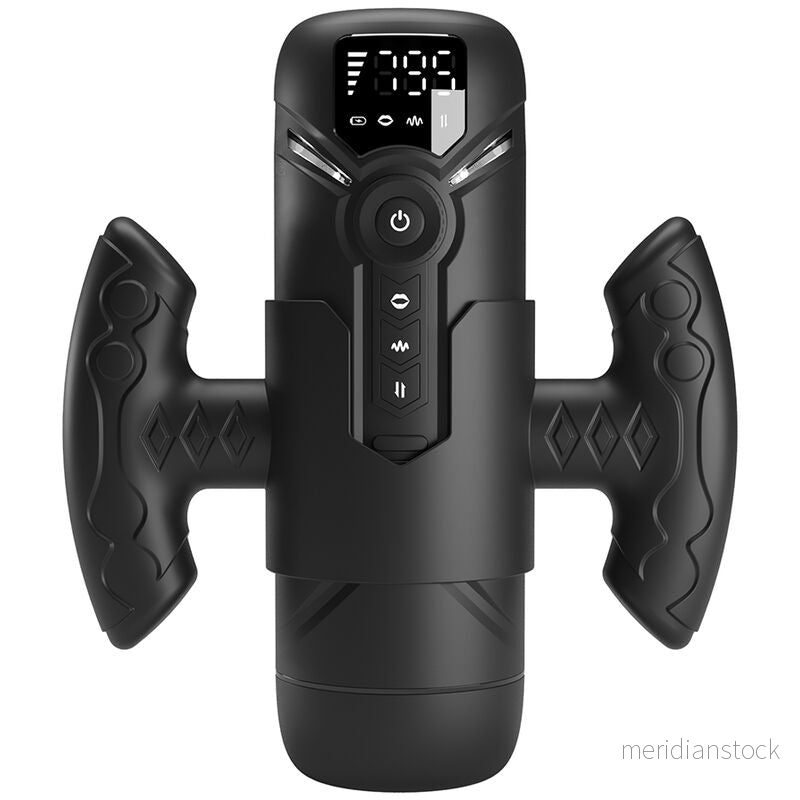 PRETTY LOVE - AETOLA MULTIFUNCTION AUTOMATIC MASTURBATOR WITH HANDLE BLACK - Bild 2
