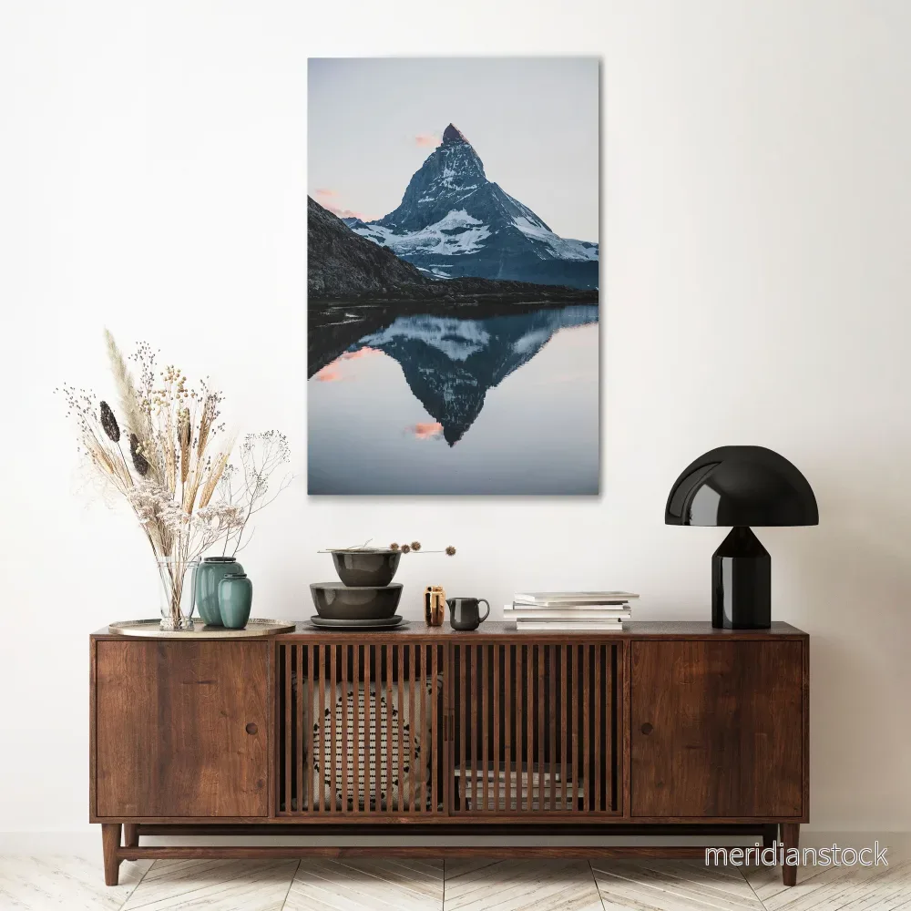 MEMORY OF MATTERHORN Vertical Canvas Print - Bild 2