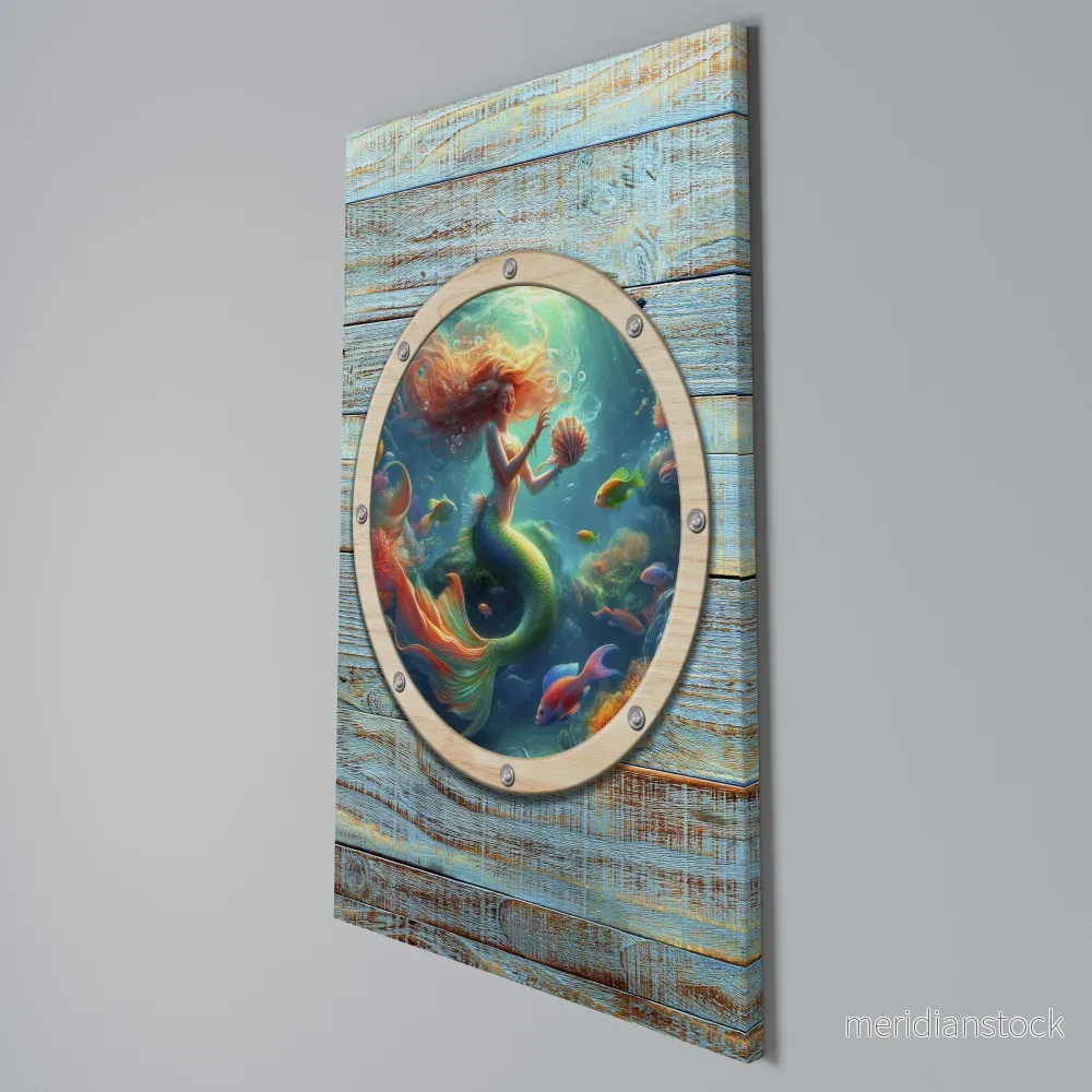 MERMAID DREAMS Vertical Canvas Print - Bild 3