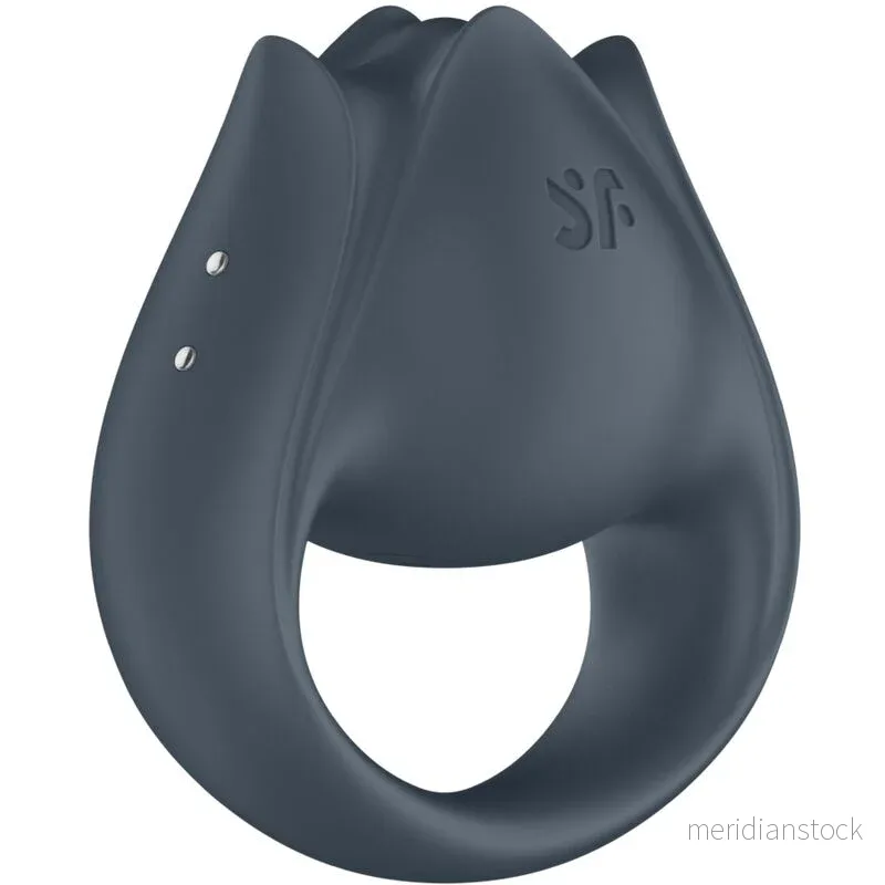 SATISFYER - PERFECT PAIR 2 MULTIVIBRATOR 2 IN 1 PENIS RING AND FINGER STIMULATOR GREY - Bild 3
