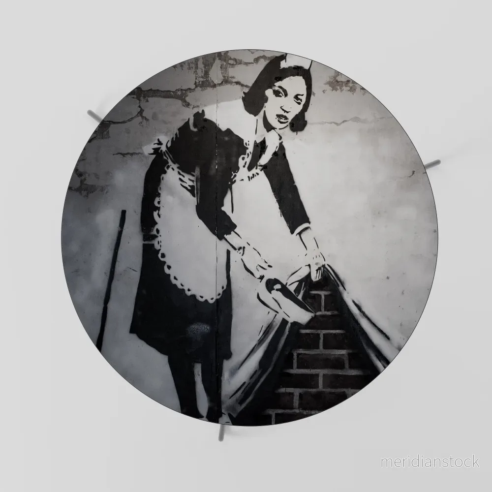 SWEEPING UNDER (BANKSY) Soffbord - Bild 2