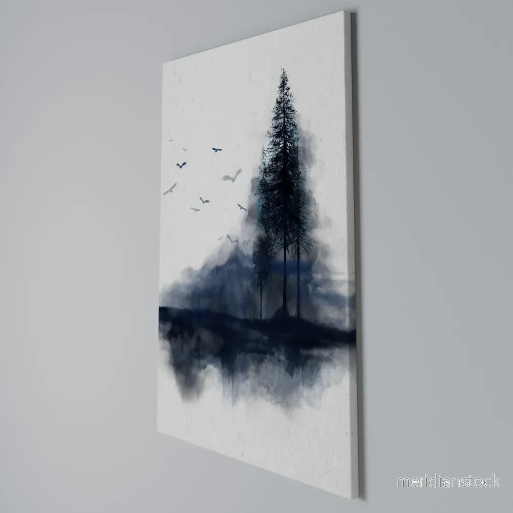 MISTY RECOLLECTION Vertical Canvas Print - Bild 3
