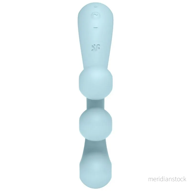 SATISFYER - TRI BALL 2 MULTI VIBRATOR BLUE
