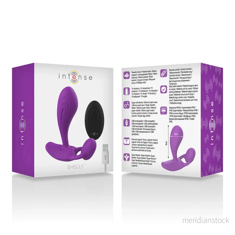 INTENSE - SHELLY PLUG ANAL REMOTE CONTROL PURPLE