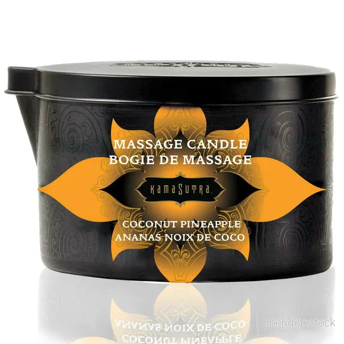 KAMASUTRA - COCONUT AND PINEAPPLE MASSAGE CANDLE 170GR - Bild 3
