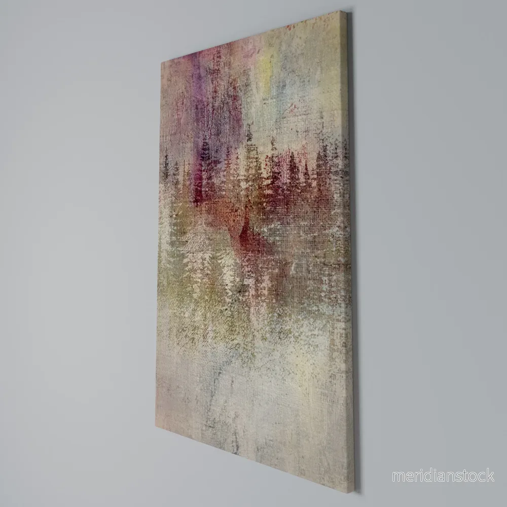 VEILED SUMMIT Vertical Canvas Print - Bild 3
