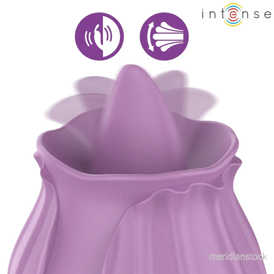 INTENSE - AZALEA FLOWER CLIT STIMULATING 10 VIBRATIONS PURPLE - Bild 2