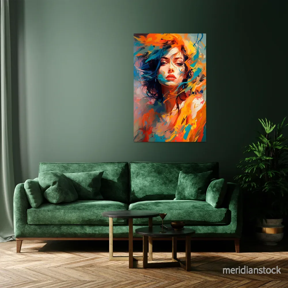 CHROMA CHARM Vertical Canvas Print - Bild 2