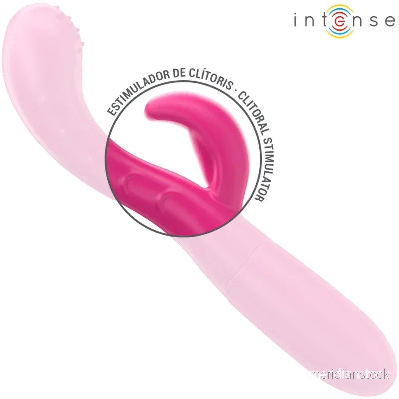INTENSE - AMARA VIBRATOR WITH STIMULATING TONGUE 10 VIBRATIONS PINK