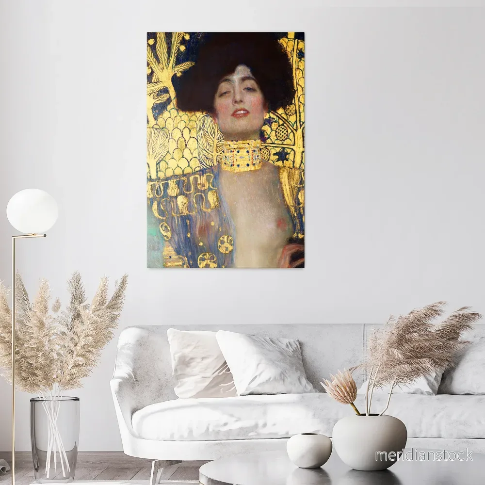 JUDITH & HOLOFERNES Vertical Canvas Print