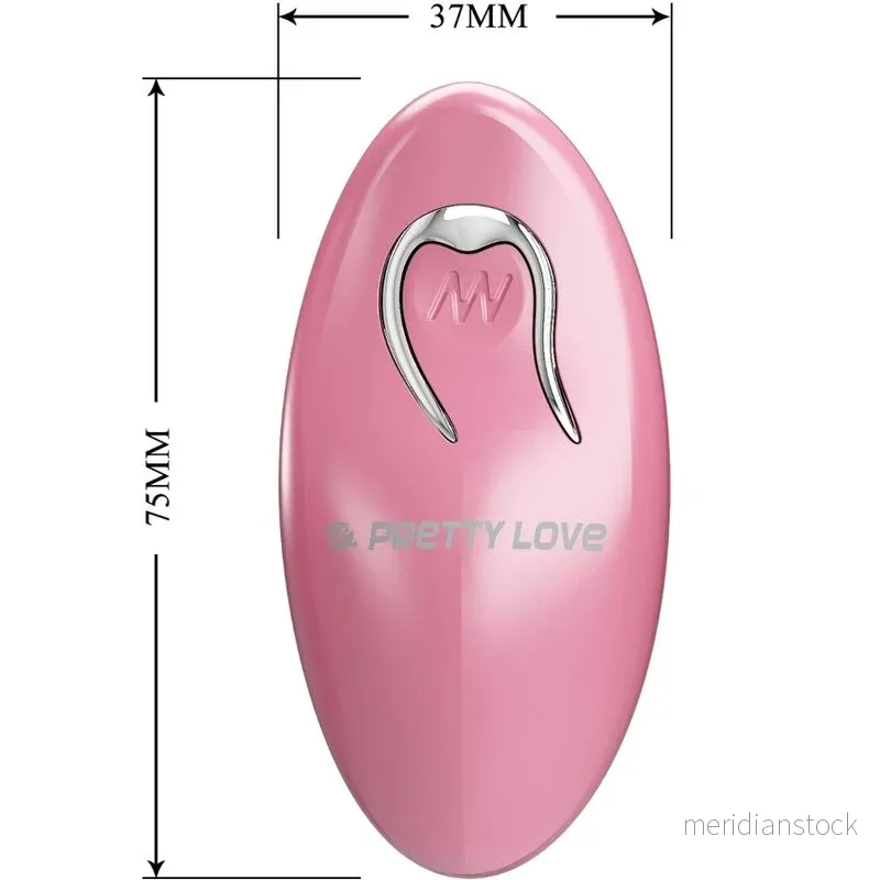 PRETTY LOVE - CAILEY NIPPLE CLAMPS 10 VIBRATIONS REMOTE CONTROL PINK