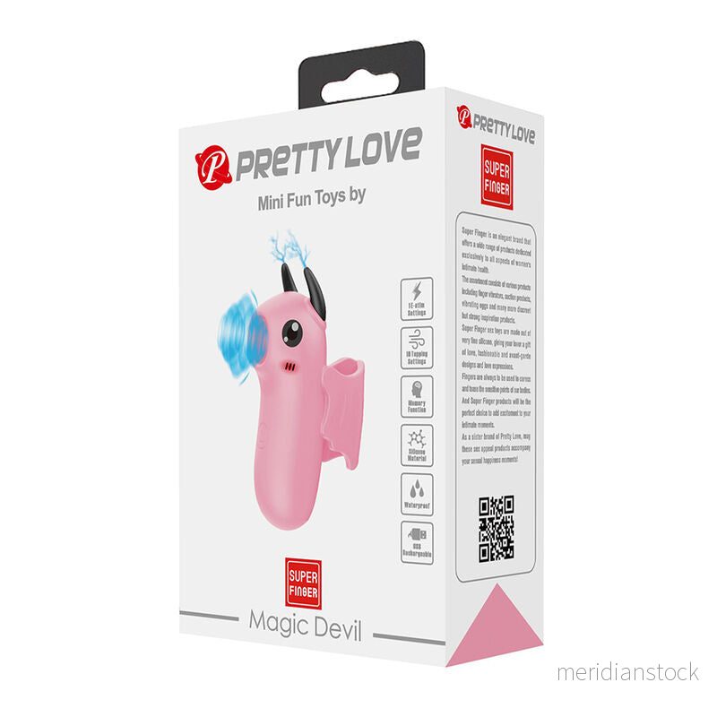 PRETTY LOVE - MAGIC DEVIL RECHARGEABLE FINGER STIMULATOR PINK - Bild 2
