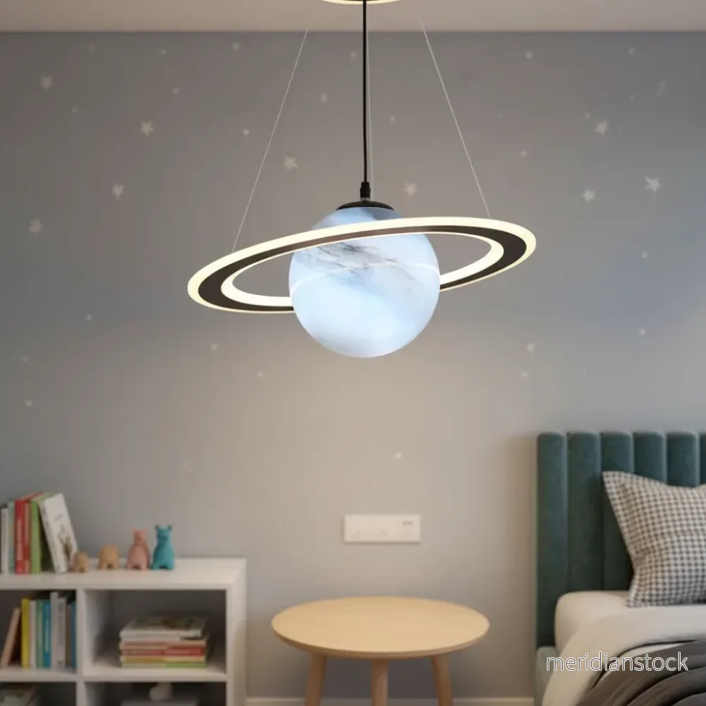 Moderna planethängande lampa – LunaOrbit
