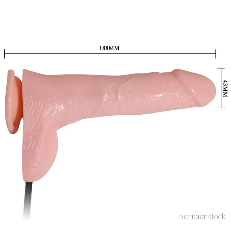 BAILE - INFLATABLE REALISTIC DILDO WITH SUCTION CUP 15 CM - Bild 2