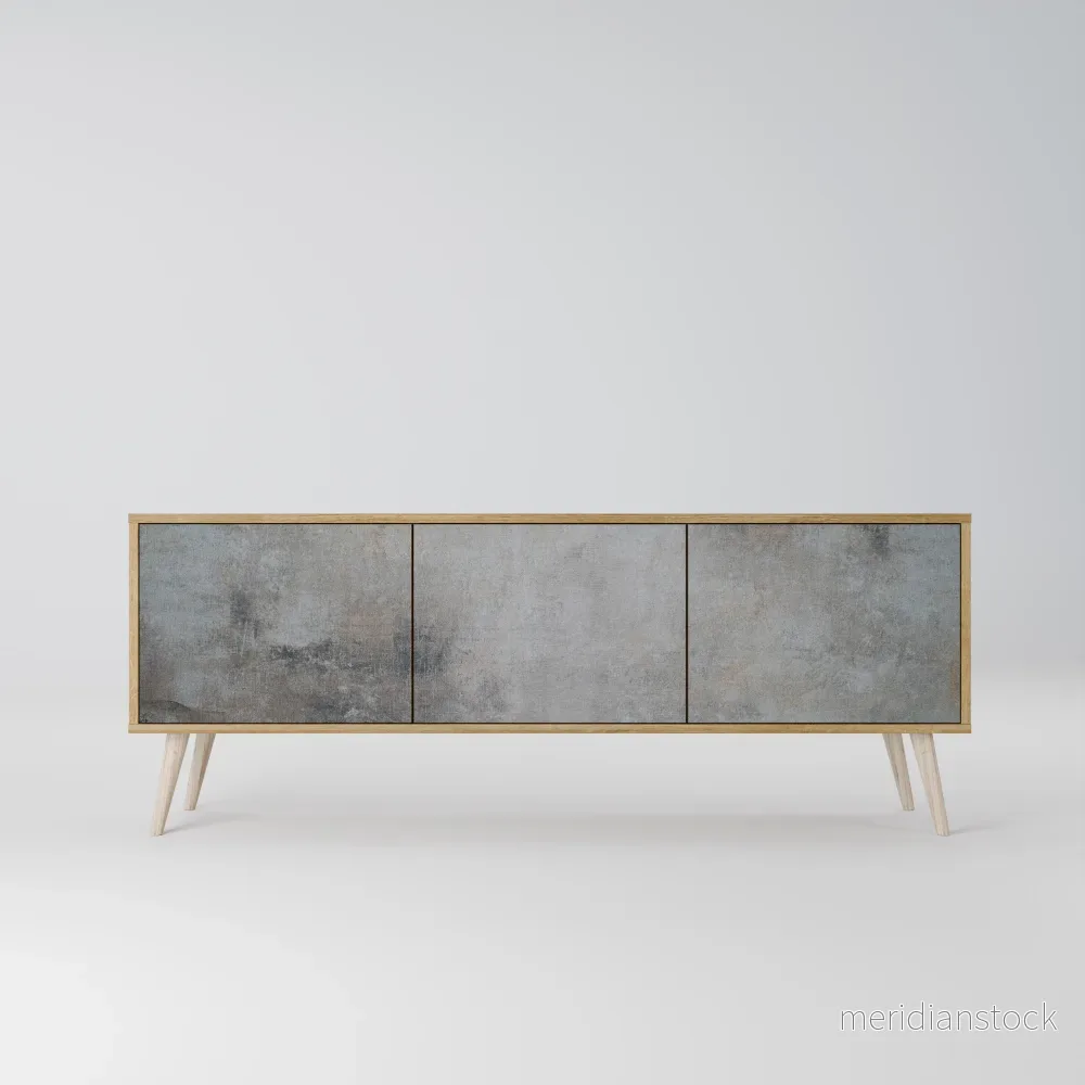 CONCRETE WALL TV-bänk med 3 dörrar - Bild 2